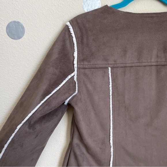 J. Jill Faux Shearling Jacket with Sherpa Lining - Picture 4 of 6